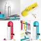 2 in 1 600ml 7 Grids Medicine Box Water Cup Sports Plastic Water Bottle Combine Daily Pill Boxes Organizer Drinking Bottles