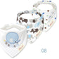 3pcs Per Lot  Baby Bibs Bandana Set Cotton Multi-Style Triangle Cartoon Babadores Para Bebe Infant Boys Girls Saliva Towel KF025