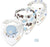 3pcs Per Lot  Baby Bibs Bandana Set Cotton Multi-Style Triangle Cartoon Babadores Para Bebe Infant Boys Girls Saliva Towel KF025