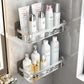 Wall Hanging Corner Rectangular Rack Bathroom Shelf Towel Rack Shelves Wall Shower  Shampoo Rack No Drill Shelf Tripod