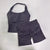 Yoga fitness set; strapless bra and shorts set; seamless backless vest; invisible elastic texture hip-lifting shorts