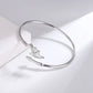 925 Sterling Silver Bracelet Bangle Feather Golden Flower Vintage Punk For Woman Men Fashion Jewelry Gift Dropship Wholesale