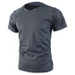 Men's Quick Dry Pullover Embroidered Shirts Summer Oversized Breathable Clothes Elastic Plain Camping Hiking Climbing T-shirts