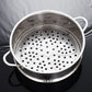 New 304 Stainless Steel Steamer Basket with Double Ear Kitchen Cooking Tool Pot Steaming Grid Generic Multifunction Steam Rack