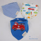 3pcs Per Lot  Baby Bibs Bandana Set Cotton Multi-Style Triangle Cartoon Babadores Para Bebe Infant Boys Girls Saliva Towel KF025