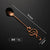 Musical Note Stainless Steel Teapoon Spoon Treble Clef Shape Mug Teaspoons Music Bar Ice Cream Creative Spoon Kitchen Tableware