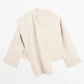 Winter Jacket Women Scarf Collar Short Woolen Coats Autumn 2025 Old Money Long Sleeve Solid Loose Bomber Jackets Chic Outerwears