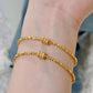 Classic Sparkling Irregular Bead Bracelet for women Small Pendant bangles Light Luxury High quality Banquet Party Jewelry