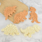 3pcs Dinosaur Shape Cookie Cutters Mold Fondant Biscuit Embossing Mould Handmade DIY Cake Baking Tool Ungle Birthday Party Decor