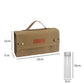 Portable Camping Seasoning Spices Bottle Tableware Leather Storage Bag Portable Kit For BBQ Picnic Kitchen