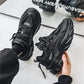 Men's Thick Sole Sport Shoes Simple Fashionable Casual Sneaker High Quality Rubber Plastic Male Athletic Shoes Chunky Sneakers