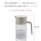 550mL Oil Empty Bottle Pourer Glass Bottles Automatic Opening and Closing Kitchen Cooking Oil Dispenser Cruet for Camping BBQ