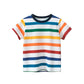 2 3 4 5 6 7 8 9 Years Boys Short Sleeve T-shirts Korean Version Kids Clothing Children Cotton Tees Summer Cartoon Tops