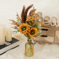 Artificial Flowers Bouquet For Wedding Sunflower Pampas Fake Flower Home Table Decor Living Room Valentine's Day DIY Arrangement