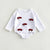 Infant Baby Triangle Bubble Romper Boys Girls Baby Autumn Sweatshirt Bodysuit Cartoon Duck/Mushroom Cute Newborn Clothes