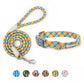 Leashes And Collar Set For Small Medium Large Dogs Pet French Bulldog Chihuahua Pug Outdoor Walking Lead Collar Leash Supplies