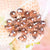 Austria Pear Shape Crystal Faceted Beads 10Mm Assorted Glass Spacer Chandelier Beads for Wedding Diy Necklace Bracelet Earring