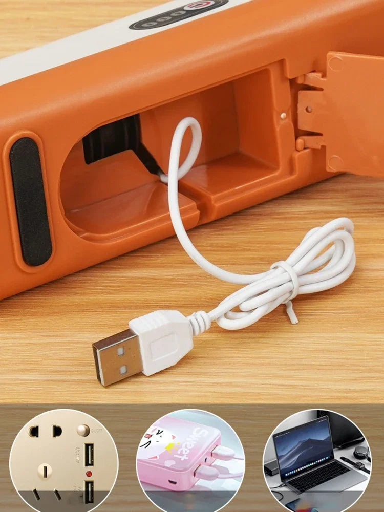 Electric Knife Sharpener Multifunctional Automatic Professional Small Knife Sharpener Kitchen Quick Sharpening Non-slip Tools