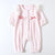 Infant Baby Girls Jumpsuit+Hat Embroidery Lace Stitching Cotton Long Sleeve Toddler Baby Girl Romper Spring Autumn Baby Clothes