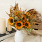 Artificial Flowers Bouquet For Wedding Sunflower Pampas Fake Flower Home Table Decor Living Room Valentine's Day DIY Arrangement