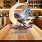 1 piece of charming crescent fairy decoration ornaments - kitchen decoration and office decoration. The Perfect Gift