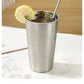 Single-layer Stainless Steel Outdoor Camping Beer Cups Large-capacity Water Cups Curling Cups Milk Tea Coffee Cups