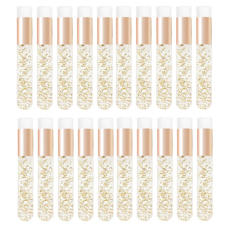20 Pcs Crystal Eyelash Cleaning Brush Lashes Shampoo Brush Eyelash Extension Peel Off Blackhead Remover Makeup Tools Supplies