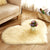 30x40cm Plush Carpet Heart Shaped Faux Fur Rug Imitation Wool Christmas Coffee Table LivingRoom Shag Carpet Solid Color Style