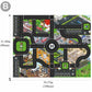 Large City Road Map DIY Scene Road Signs Car Parking Lot Game Children Playing Traffic Mat Climbing Carpets for Baby Toys Gifts
