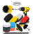 UNTIOR Electric Drill Brush Attachment Set Power Scrubber Brush Car Polisher Kitchen Bathroom Cleaning Kit Toilet Cleaning Tools