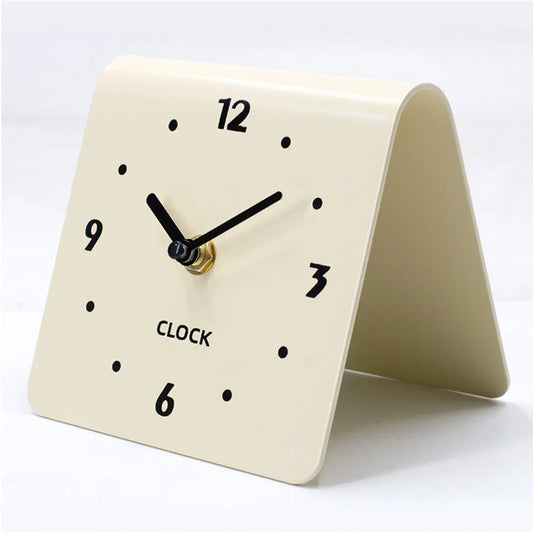 Simple Art Silent Tabletop Clock Acrylic Minimalist Bedside Table Clock Exquisite Desk Clock Gift