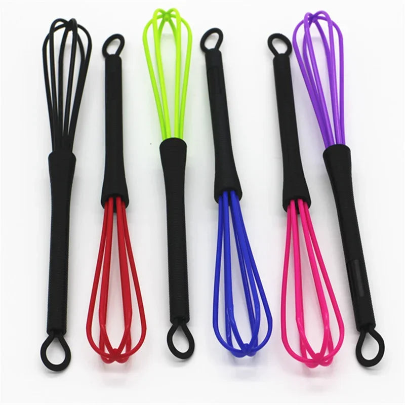 1 Pc Mini Agitator Plastic Whisk Egg Beater Hair Color Paint Stirrer Mixer Milk Shake Cream Stirring Kitchen Gadget Tools