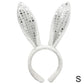 Cute Easter Bunny Ears Headband Women's Plush Lugs Hare Ears Hairband Girl Rabbit Ears Headwear Cosplay Costume Hair Accessories