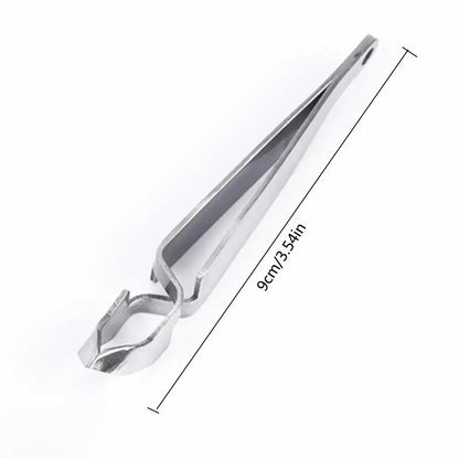 Pet Flea Remover Stainless Steel Tick Removal Tool Flea Treatment Tweezers Hook Professional Tool for Cat Dog Grooming Supplies