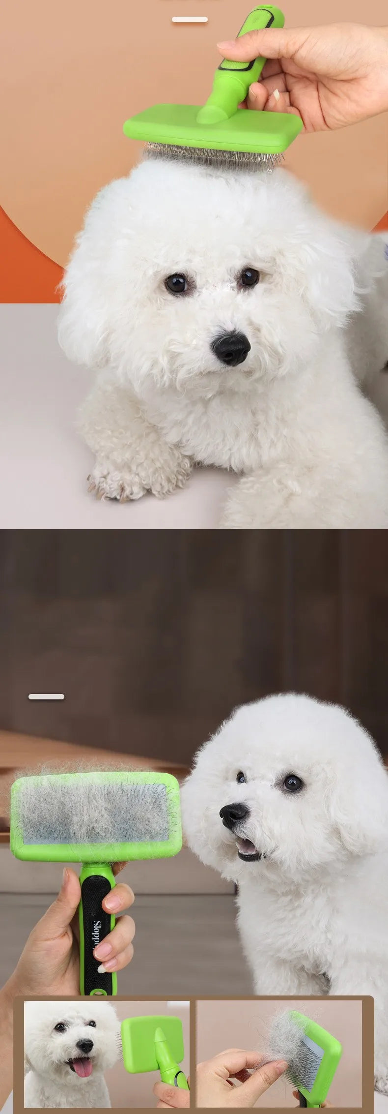 Dog Comb Pet Hair Remover Dog Brush Dense Combs for Dogs Hair Knot Cleaning Massage Cat Brush Dogs Grooming Pets Accessories