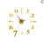 3D Luminous Wall Clock Frameless Acrylic DIY Digital Clock Wall Stickers Mute Clock for Living Room Bedroom Office Wall Decor