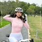 BCBE Women Long Sleeve Jersey Pro Aero Slim Fit MTB Road Cycling Jersey Breathable Quick Dry Sun Protection Riding Bike Clothing