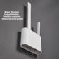 Wall Hanging Toilet Brush Toilet Bowl 2 Cleaning Brushes Silicone Toilet Brush with Holder For Floor Bathroom Accessories Sets