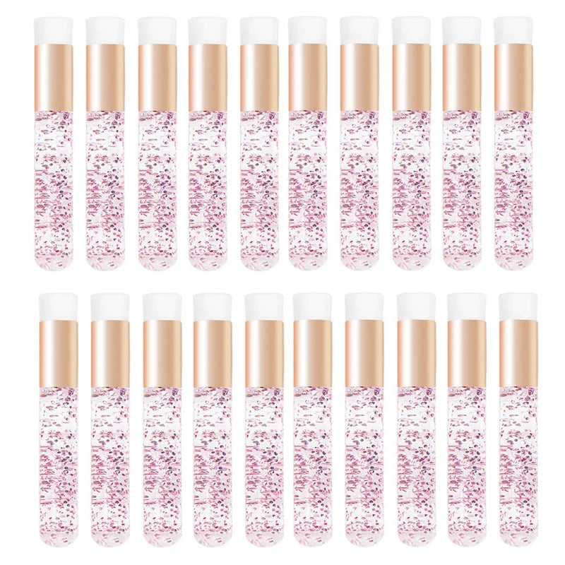 20 Pcs Crystal Eyelash Cleaning Brush Lashes Shampoo Brush Eyelash Extension Peel Off Blackhead Remover Makeup Tools Supplies