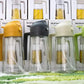2-in-1 Dark Glass Oil Sprayer Olive Oil Dispenser Black Lightproof Oil Sprayer for Cooking Salads and Barbecues Barbecue Tools