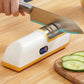 Electric Knife Sharpener Multifunctional Automatic Professional Small Knife Sharpener Kitchen Quick Sharpening Non-slip Tools