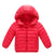 Winter Kids Warm Down Coats Autumn Children Cotton-Padded Jackets Boys Girls Clothing Baby Hooded Outerwear 3-12 Years