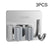 1PC/3PCS/6PCS/9PCS Mop Hook Perforation-Free Bathroom Storage Device Sticky Broom Hanger Wall Hanging Mop Clip