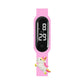 2024 Latest Cartoon Unicorn Children Smart Watch Waterproof Outdoor Sports Bracelet Kids LED Digital Electronic Watches Gifts