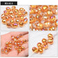 Austria Pear Shape Crystal Faceted Beads 10Mm Assorted Glass Spacer Chandelier Beads for Wedding Diy Necklace Bracelet Earring