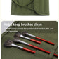Painting Brushes Canvas Storage Bag, 22 Slots Watercolour and Gouache Brushes Calligraphy Brushes Storage Bag, Roll up Pen Bag