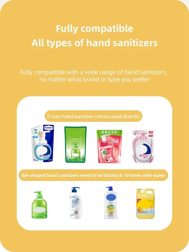 Cute Cartoon Style Automatic Soap Dispenser USB Charging Touchless Sensor Children Washing Hand Machine Soap Foam Dispenser
