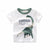 2-9 Years T Shirt Cartoon Animals Baby Kids Boys Girls Children Cotton Short Sleeves Summer Clothing Dinosaur Printing KF917
