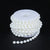 5yards/roll Imitation Pearl Chain White 3-12mm Round Beads Chain for Home Wedding Clothing Decoration Jewelry Making Accessories