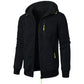 New Streetwear Men's Long Sleeve Sweatshirts for Men Zipper Hooded Oversize Winter Warm Jacket Coat Outdoor Tracksuit Men